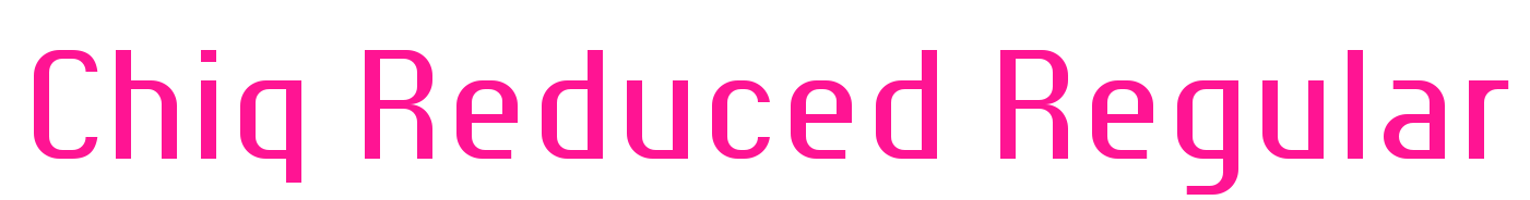 Chiq_Reduced_Regular预览图片