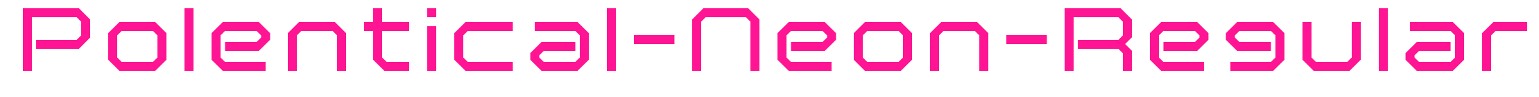 Polentical-Neon-Regular预览图片