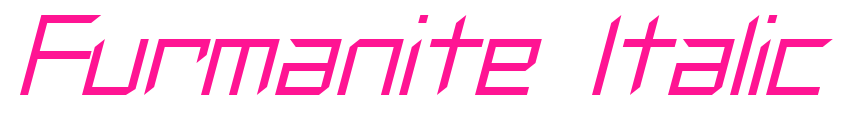 Furmanite Italic预览图片