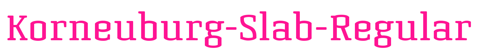 Korneuburg-Slab-Regular预览图片