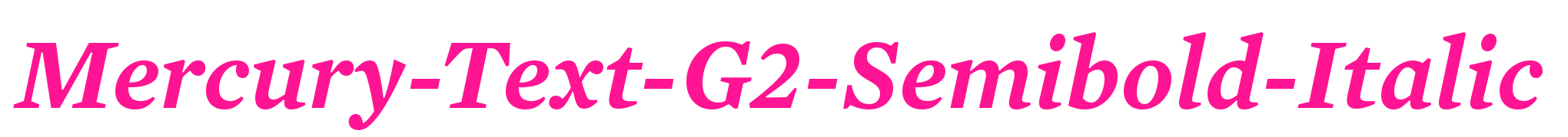 Mercury-Text-G2-Semibold-Italic预览图片