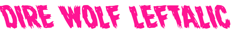 Dire Wolf Leftalic预览图片