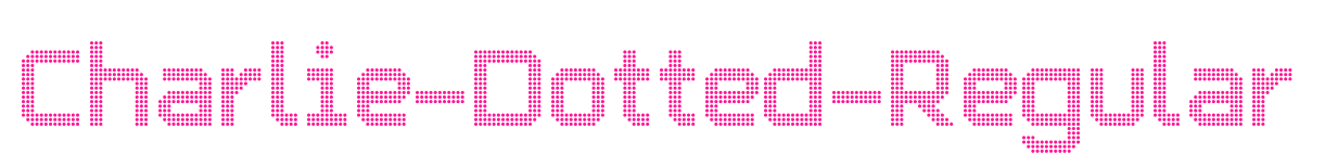 Charlie-Dotted-Regular预览图片