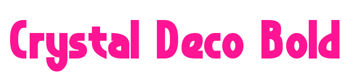 Crystal Deco Bold预览图片