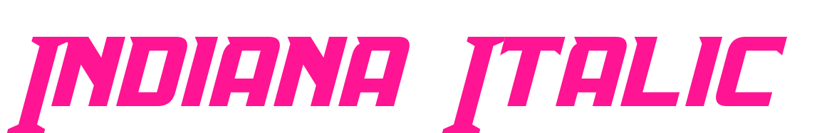 Indiana Italic预览图片