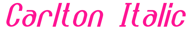 Carlton Italic预览图片