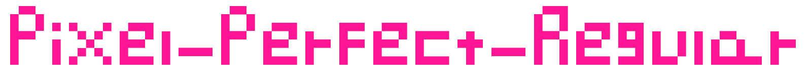Pixel-Perfect-Regular预览图片