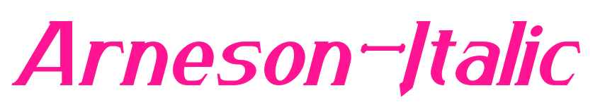 Arneson-Italic预览图片