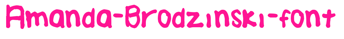 Amanda-Brodzinski-font