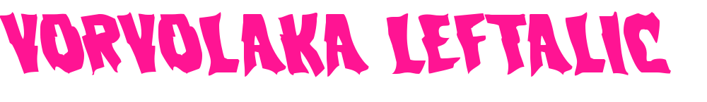Vorvolaka Leftalic