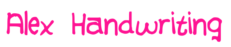 Alex Handwriting预览图片