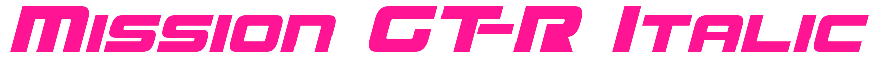 Mission GT-R Italic预览图片