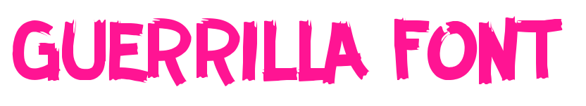 GUERRILLA FONT预览图片