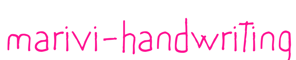 marivi-handwriting预览图片