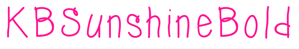 KBSunshineBold