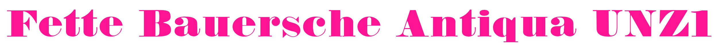 Fette Bauersche Antiqua UNZ1