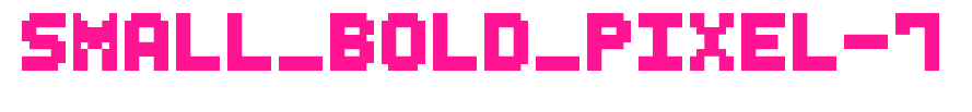 small_bold_pixel-7预览图片