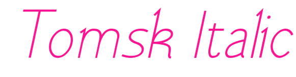 Tomsk Italic预览图片