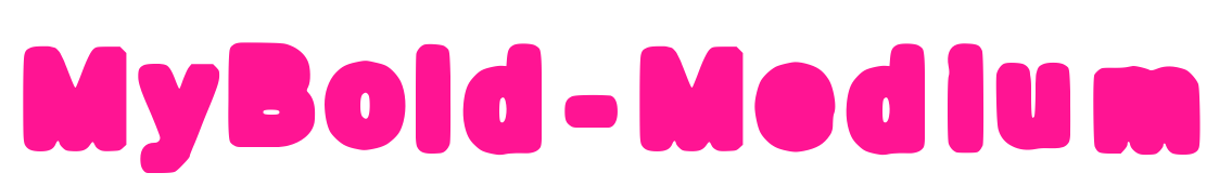 MyBold-Medium预览图片