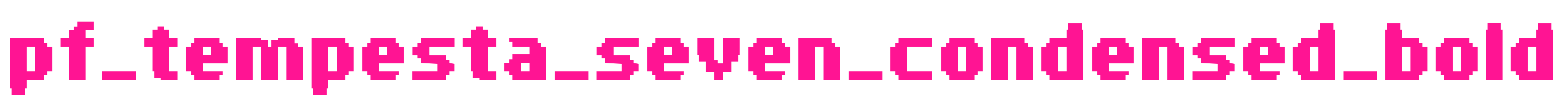 pf_tempesta_seven_condensed_bold预览图片