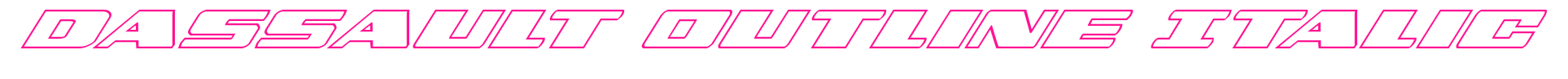 Dassault Outline Italic