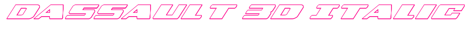 Dassault 3D Italic预览图片