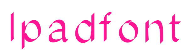 Ipadfont预览图片