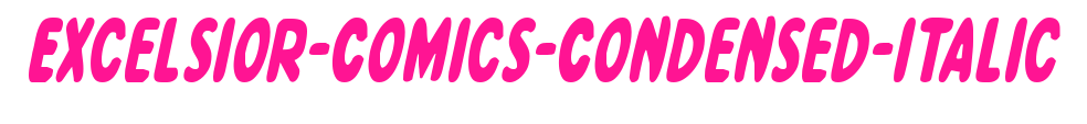 Excelsior-Comics-Condensed-Itali预览图片