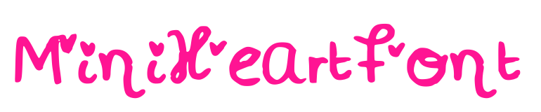 MiniHeartFont预览图片