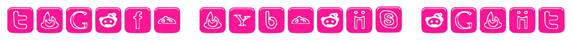 SOCIAL OUTLINE ICONS预览图片