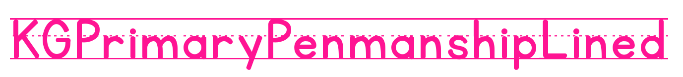 KGPrimaryPenmanshipLined预览图片