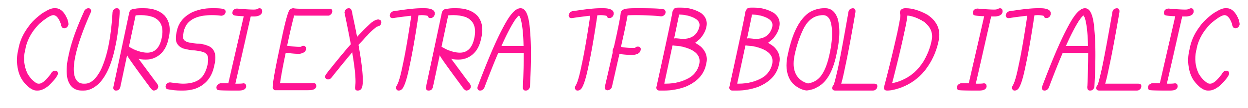 cursi-extra-tfb-bold-Italic预览图片