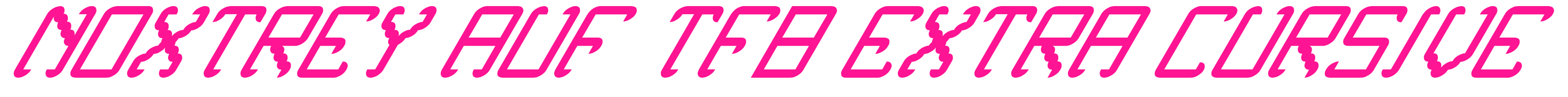 Noxtrey Auf tfb extra cursive预览图片