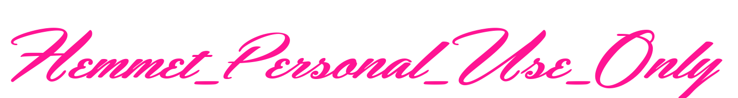 Hemmet_Personal_Use_Only