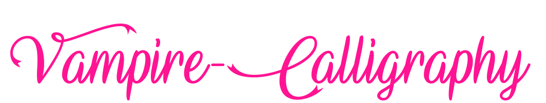 Vampire-Calligraphy