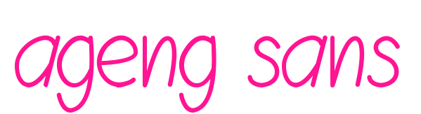 ageng sans预览图片