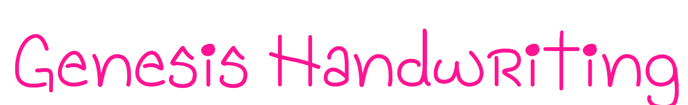 Genesis Handwriting预览图片