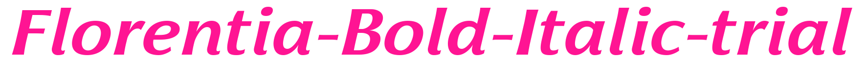 Florentia-Bold-Italic-trial预览图片
