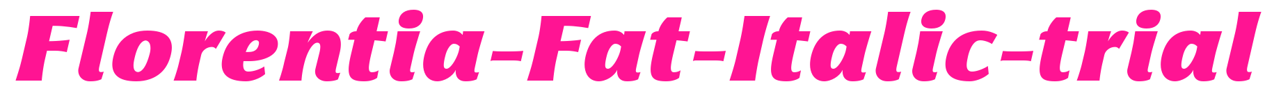 Florentia-Fat-Italic-trial预览图片