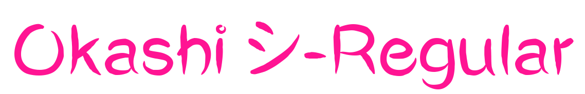 Okashi^-Regular预览图片