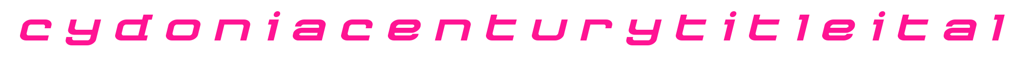 cydoniacenturytitleital预览图片