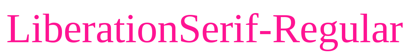 LiberationSerif-Regular预览图片