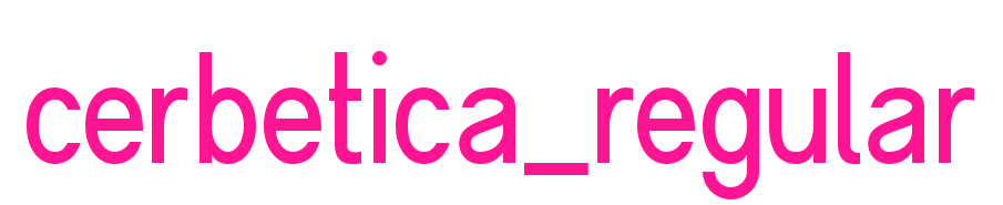 cerbetica_regular预览图片