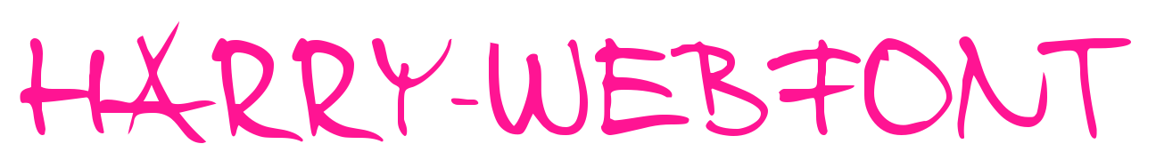 harry-webfont预览图片