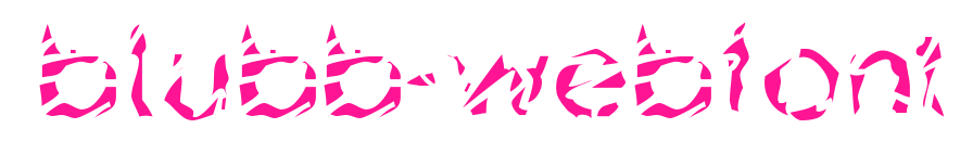 blubb-webfont预览图片