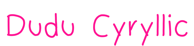Dudu Cyryllic预览图片