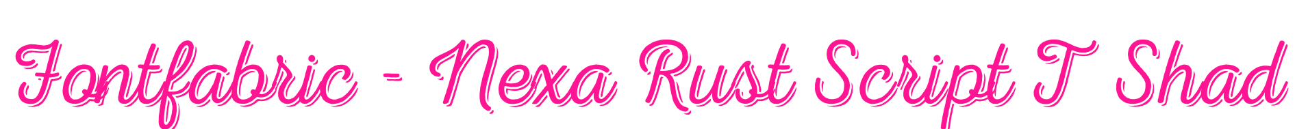 Fontfabric - Nexa Rust Script T 预览图片