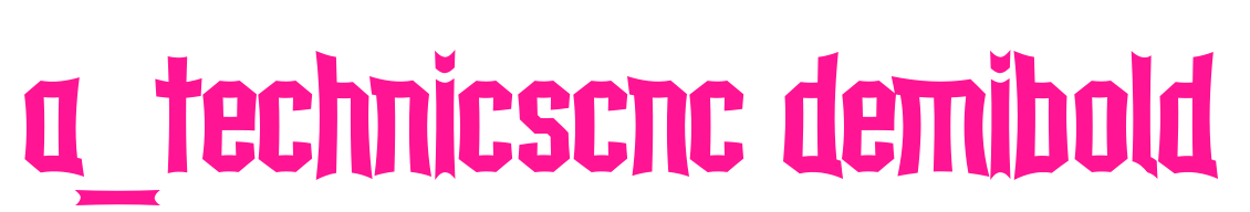 a_technicscnc demibold预览图片
