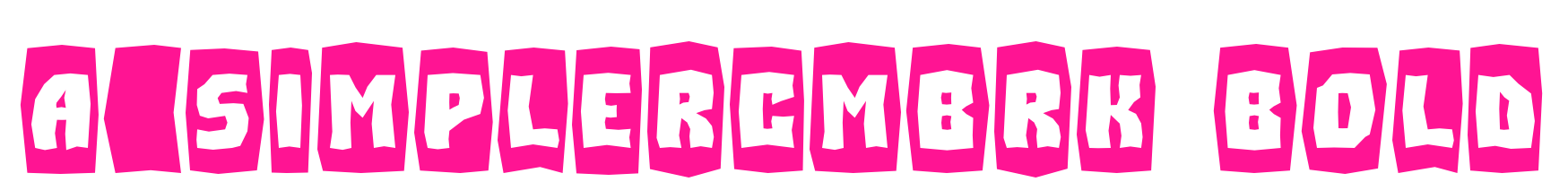 a_simplercmbrk bold预览图片