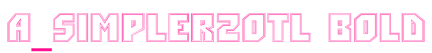 a_simpler2otl bold预览图片